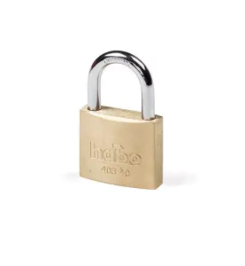 HÄNGLÅS 403-40 MÄSSING HABO
