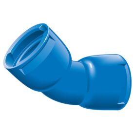 BÖJ DN300X45° 2MUFF BLÅ VRS-SYSTEM