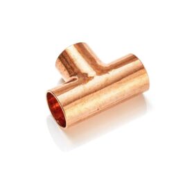 T-RÖR 10 90° INVÄNDIG LÖDNING I ALLA GRENAR KOPPAR ALTECH