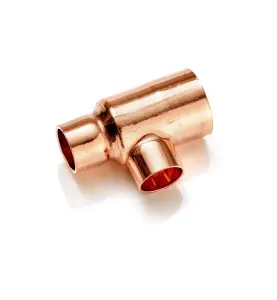 T-RÖR 12X15X12 90° FÖRMINSKAT KOPPAR ALTECH