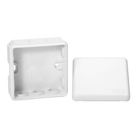 KOPPLINGSDOSA U56 VIT KLICKLOCK TOM