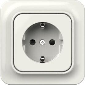 VÄGGUTTAG 1-V JORD BP P-VIT