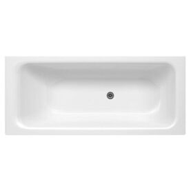 BADKAR 1604 VITT 1600X700 MM UTAN FOTSTÄLLNING ELLER FRONT, MED BOTTENVENTIL GBG