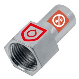 ÖVERGÅNGSNIPPEL 12XG15 SLÄTÄNDA X INVÄNDIG GÄNGA ELFÖRZINKAD M/V-PROFIL ALTECH