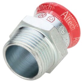 ÖVERGÅNGSMUFF 28XR25 1 MUFF X UTVÄNDIG GÄNGA ELFÖRZINKAD M-PROFIL ALTECH