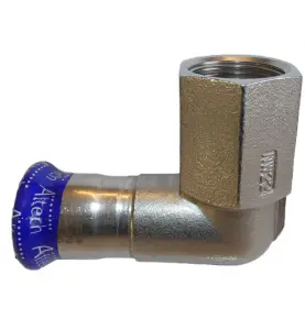 VINKEL 90° 28XG15 1 MUFF X INVÄNDIG GÄNGA ROSTFRIA M-PROFIL ALTECH