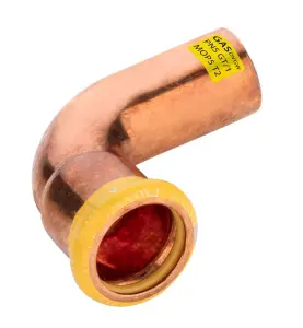 BÖJ 15 90° 1 MUFF KOPPAR GAS M-PROFIL ALTECH