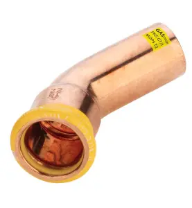 BÖJ 15 45° 1 MUFF KOPPAR GAS M-PROFIL ALTECH