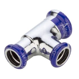 T-RÖR 15X15X12 FÖRKROMAD KOPPAR M-PROFIL ALTECH