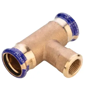 T-RÖR 15XG15 INVÄNDIG GÄNGA 2 MUFF KOPPAR M-PROFIL ALTECH