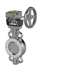 VRIDSPJÄLLSVENTIL CF8M SYRAFAST ROSTFRITT DN150 PN25