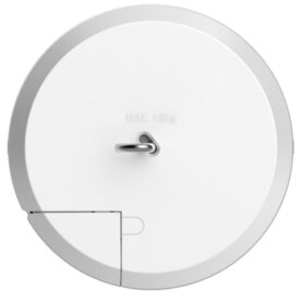 LAMPUTTAG DCL UTANPÅLIGGANDE TAKMONTAGE 1-VÄGS 2-P JORD DEMOTERBAR KROK VIT