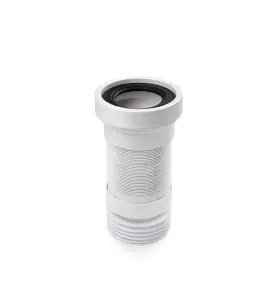 WC-STOS FLEXIBEL Ø110MM H=260-640MM FLEXIBEL FÖR Ø110MM SLÄTÄNDA CENTRISK VIT JAFO
