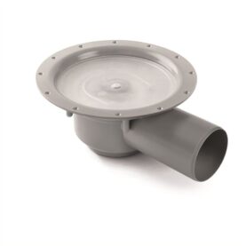 GOLVBRUNN PS 75 ROT M2 UMP Ø75MM 75MM SIDOUTLOPP UTAN MATTPAKET GRÅ JAFO