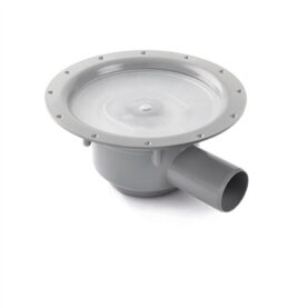 GOLVBRUNN PS 50 M2 UMP Ø50MM 50MM SIDOUTLOPP UTAN MATTPAKET GRÅ JAFO