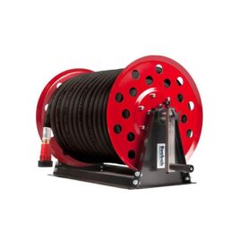 SLANGRULLE/BRADPOST INDUSTRI 25MM X 70M RÖD/SVART