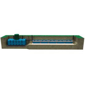 INFILTRATIONSPAKET PLUS 2000 L WC+BDT, 1 HUSHÅLL (5 PERSONER)