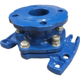 ANBORRNINGSBYGEL MED FLÄNS DN 100-D IBECO