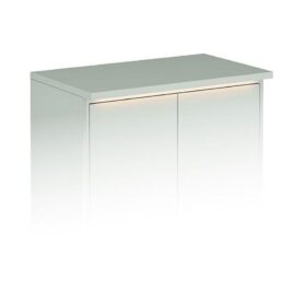 TOPPSKIVA GRAPHIC MED BELYSNING GRÅ 60X32 CM GBG