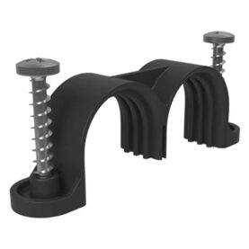 PLASTKLAMMER DUBBEL TOMRÖR 25 MM LK