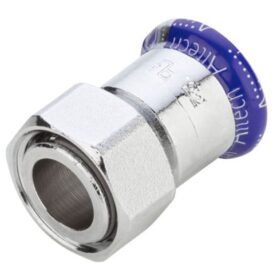 PLANTÄT KOPPLING 15XG20 LEKANDE MUTTER FÖRKROMAD KOPPAR M-PROFIL ALTECH