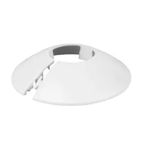 TÄCKBRICKA ID=12 MM/YD=39 MM LÅSBAR KUPAD VIT FALUPLAST