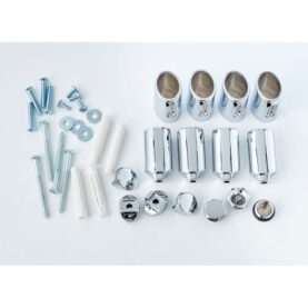 VÄGGFÄSTE HANDDUKSTORK CALDO RAK KROM ALTERNA