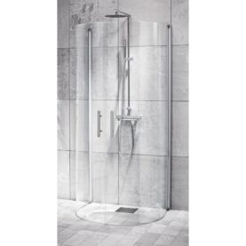 U-DUSCH 90 1 VÄNSTER+HÖGER KLARGLAS ALTERNA