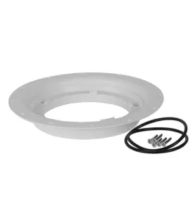 FÖRHÖJNINGSRING 25 MM VIT INKLUSIVE O-RING OCH SKRUV FALUPLAST