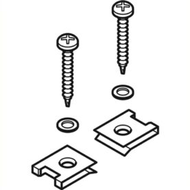 FÄSTANORDNING FÖR LÖVSIL (2 ST) GEBERIT