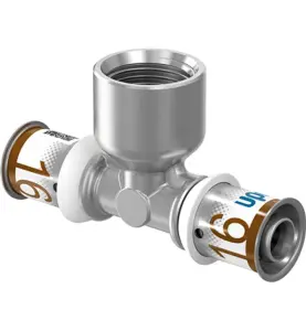 T-RÖR 32XRP15 2MUFF X INVÄNDIG GÄNGA S-PRESS PLUS UPONOR