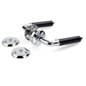 DÖRRHANDTAG A383 KOMBI SVART/KROM HABO