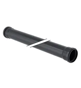 RÖR MED TVÅ MUFF 50 MM LÄNGD 300 CM SILENT-PRO