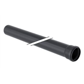 RÖR MED MUFF 100 MM LÄNGD 25 CM SILENT-PRO