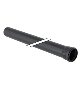 RÖR MED MUFF 110 MM LÄNGD 100 CM SILENT-PRO