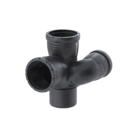 SCHAKTGRENRÖR 87,5° 110X75X110 MM HÖGER SILENT-PRO