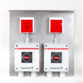 LARM OCH SÄKERHETSBRYTARE FÖR TVÅ PUMPAR