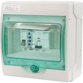 AUTOMATIKBOX 195X195X110 MM (B X L X H) FÖR REGLERING AV VÄRMESLINGOR VIT ALTECH