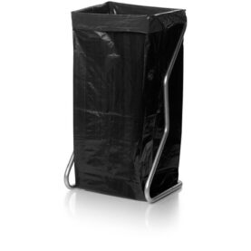 PE SÄCK 410L 580/520X1450 MM 80 MY SVART