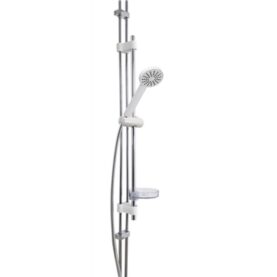 DUSCHSET VASKA KROM/VIT, MONT PÅ 40CC RÖR ARROW