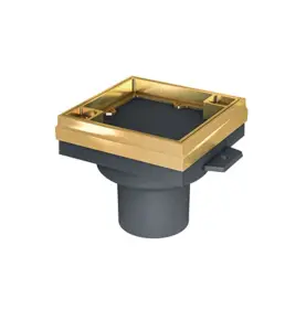 SPOL-OCH RENSBRUNN 110MM ÖPPET LOCK M MÄSSINGSK.F FYLLNING AVSEDD F BETONG-KLINKERGOLV UTAN TÄTSKIKT