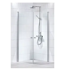 DUSCHHÖRNA LUSSO RAK 70x90 KLARGLAS ALTERNA
