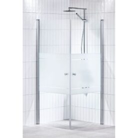 DUSCHHÖRNA LUSSO RAK 80X80 HALVFROST ALTERNA