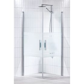 DUSCHHÖRNA LUSSO MED HANDTAG 1, RAK 80x80 HALVFROST ALTERNA