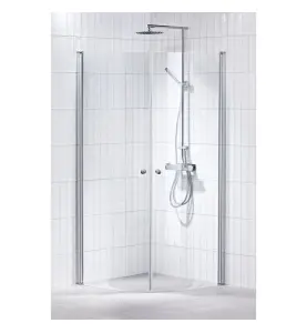 DUSCHHÖRNA LUSSO SVÄNGD 100X100 KLARGLAS ALTERNA