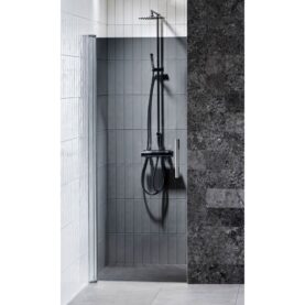 NISCHDÖRR LUSSO MED HANDTAG 1, RAK 100 GRÅTON ALTERNA