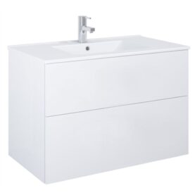 KOMMOD ISELLA 90 CM VIT HÖGBLANK TVÄTTSTÄLL I PORSLIN ALTERNA