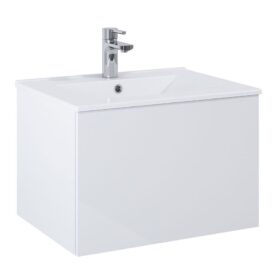 KOMMOD ELLA 60 CM VIT HÖGBLANK MED ARIELLA TVÄTTSTÄLL PORSLIN ALTERNA