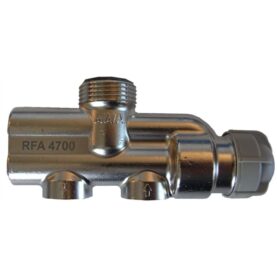 ROTVENTIL RFA 4700 STAND EXKLUSIVE ADAPTRAR VÄXELBAR 1-2 RÖR MMA