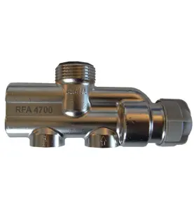ROTVENTIL RFA 4700 STAND EXKLUSIVE ADAPTRAR VÄXELBAR 1-2 RÖR MMA